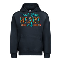 Navy teach your heart out Urban Hoodie - texasbilliewilder