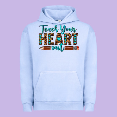 Teach Your Heart Out Urban Hoodie Designed By Texasbilliewilder