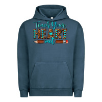 Pigment Midnight Navy teach your heart out Urban Hoodie - texasbilliewilder
