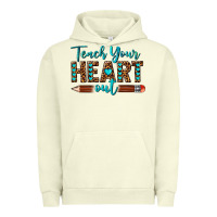Pigment Pistachio teach your heart out Urban Hoodie - texasbilliewilder