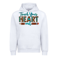 White teach your heart out Urban Hoodie - texasbilliewilder