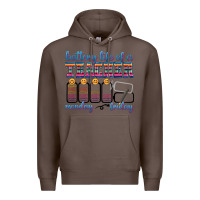 Coffee battery life of a teacher Premium Hoodie - texasbilliewilder