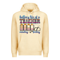 Pina Colada battery life of a teacher Premium Hoodie - texasbilliewilder