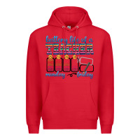 Red battery life of a teacher Premium Hoodie - texasbilliewilder