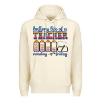 Sandshell battery life of a teacher Premium Hoodie - texasbilliewilder