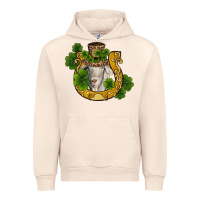 Sandshell st patricks day goat horseshoe shamrock Urban Hoodie - RanaPortraitStore