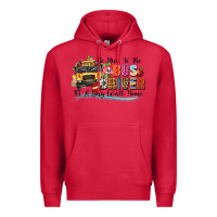 Cardinal be nice to the bus driver its a long walk home Premium Hoodie - texasbilliewilder