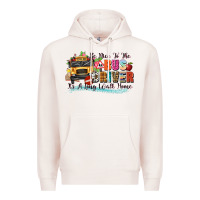 Pale Pink be nice to the bus driver its a long walk home Premium Hoodie - texasbilliewilder