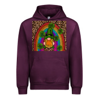 Mauve Wine st patricks day gnomes shamrock rainwow Urban Hoodie - RanaPortraitStore