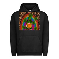 Pigment Black st patricks day gnomes shamrock rainwow Urban Hoodie - RanaPortraitStore