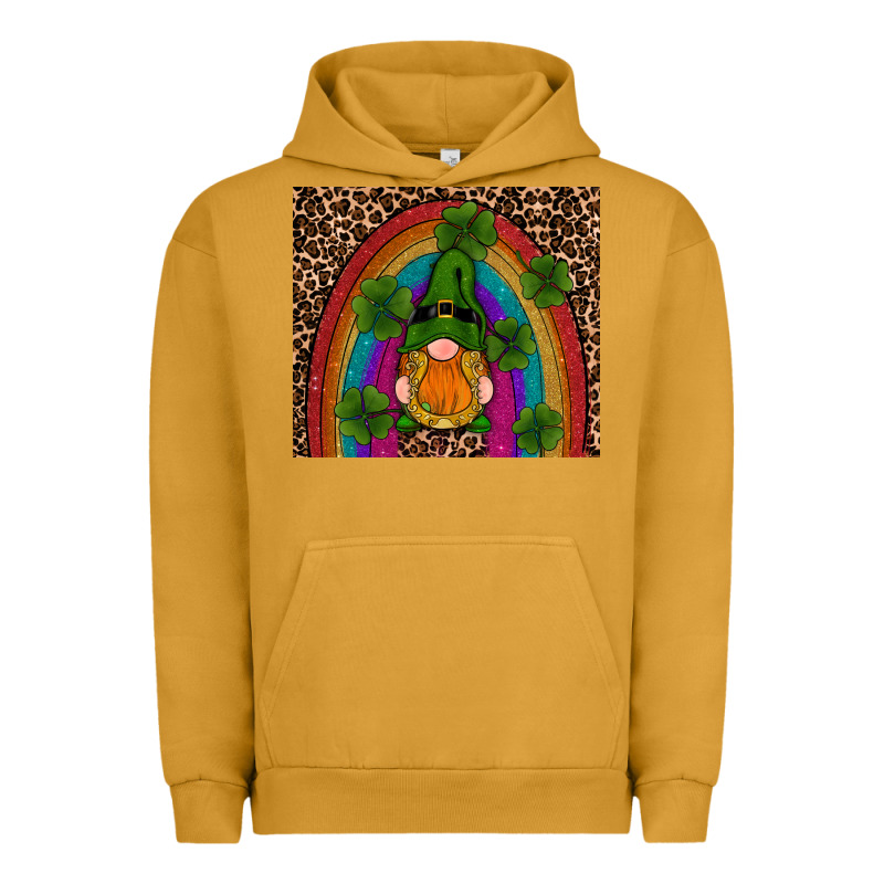 St Patricks Day Gnomes Shamrock Rainwow Urban Hoodie by RanaPortraitStore | Teevron