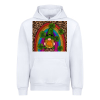 White st patricks day gnomes shamrock rainwow Urban Hoodie - RanaPortraitStore