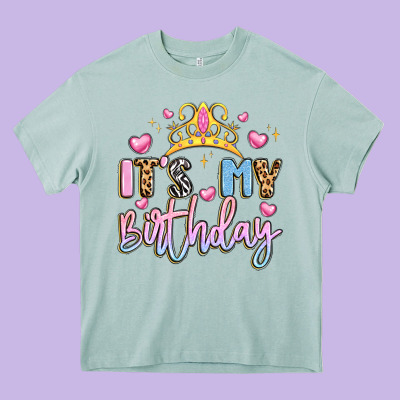 Its My Birthday La Heavy Core Tee Designed By Lillyallendesigns