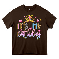 Chocolate Brown its my birthday la Heavy Core Tee - LillyAllenDesigns