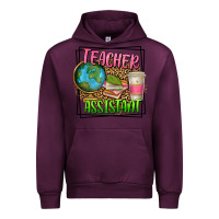 Mauve Wine teacher assistant Urban Hoodie - texasbilliewilder