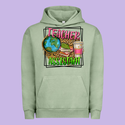 Teacher Assistant Urban Hoodie Designed By Texasbilliewilder