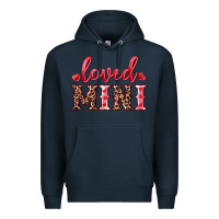 Navy loved mini Premium Hoodie - RanaPortraitStore