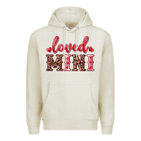 Oatmeal Heather loved mini Premium Hoodie - RanaPortraitStore