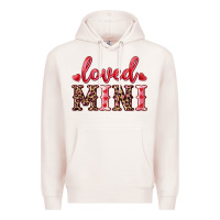 Pale Pink loved mini Premium Hoodie - RanaPortraitStore