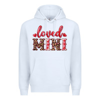 White loved mini Premium Hoodie - RanaPortraitStore