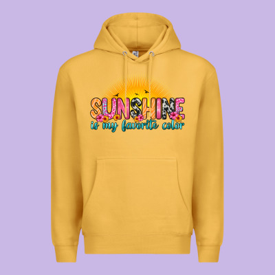 Sunshine Is My Favorite Color Premium Hoodie Designed By Zillion Design Studio
