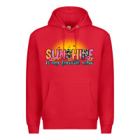 Red sunshine is my favorite color Premium Hoodie - Zillion Design Studio