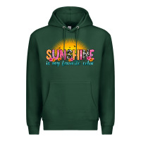 Sports Green sunshine is my favorite color Premium Hoodie - Zillion Design Studio