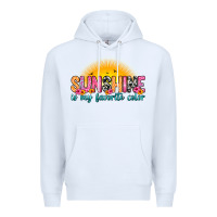 White sunshine is my favorite color Premium Hoodie - Zillion Design Studio