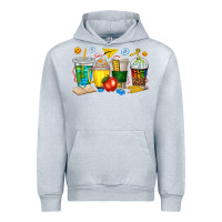 Heather Grey teacher coffee cups tbw Urban Hoodie - texasbilliewilder
