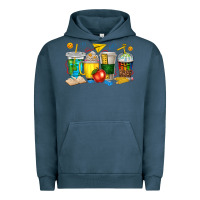 Pigment Midnight Navy teacher coffee cups tbw Urban Hoodie - texasbilliewilder