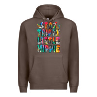 Coffee stay trippy little hippie Premium Hoodie - Zillion Design Studio