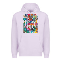 Lilac stay trippy little hippie Premium Hoodie - Zillion Design Studio