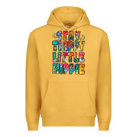 Mustard stay trippy little hippie Premium Hoodie - Zillion Design Studio