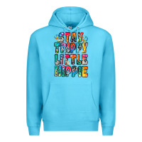 Ocean Blue stay trippy little hippie Premium Hoodie - Zillion Design Studio