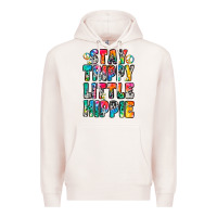 Pale Pink stay trippy little hippie Premium Hoodie - Zillion Design Studio