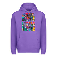 Purple stay trippy little hippie Premium Hoodie - Zillion Design Studio
