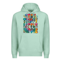 Seafoam stay trippy little hippie Premium Hoodie - Zillion Design Studio