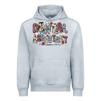 Heather Grey dental assistant Urban Hoodie - Zillion Design Studio