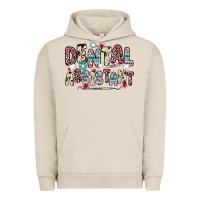 Pigment French Oak dental assistant Urban Hoodie - Zillion Design Studio