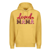 Antique Gold loved mama Premium Hoodie - RanaPortraitStore