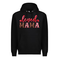 Black loved mama Premium Hoodie - RanaPortraitStore