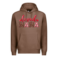Chestnut loved mama Premium Hoodie - RanaPortraitStore