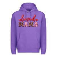 Purple loved mama Premium Hoodie - RanaPortraitStore
