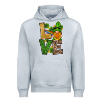 Heather Grey st patricks day gnomes shamrock love Urban Hoodie - RanaPortraitStore