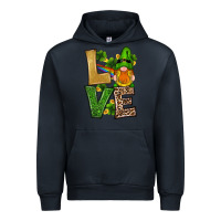 Navy st patricks day gnomes shamrock love Urban Hoodie - RanaPortraitStore