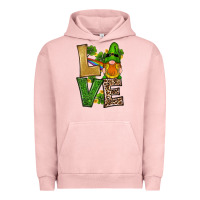 Pigment Salmon st patricks day gnomes shamrock love Urban Hoodie - RanaPortraitStore