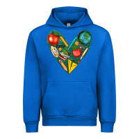 Cobalt teacher  heart Urban Hoodie - texasbilliewilder