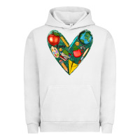 Pigment Lunar Rock teacher  heart Urban Hoodie - texasbilliewilder