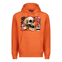 Carrot firefighter skull Premium Hoodie - AdoDesignShop