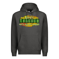 Charcoal Heather being a teacher makes my life complete Premium Hoodie - texasbilliewilder